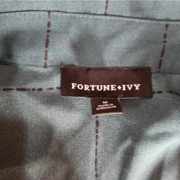 Green , Fortune and Ivy blouse - Picture 7 of 13